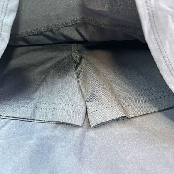 Bolle Women's Pull-On Tiered Layered A-Line Tennis Skort Skirt Gray Size Large - Picture 9 of 9